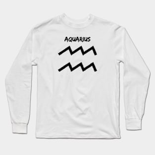 AQUIARIUS IN OIL Long Sleeve T-Shirt